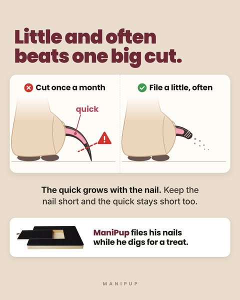 Little and often beats one big cut
