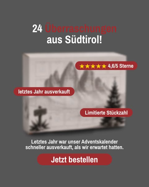 Südtiroler Adventskalender – Feinkost & Spezialitäten