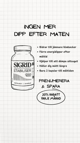 Slipp dippen efter maten!