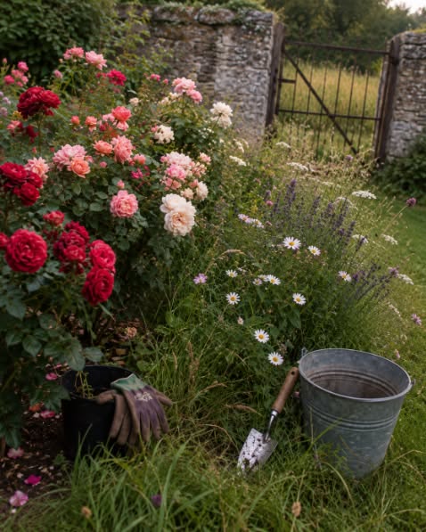 Je pensais qu’elle laissait simplement son jardin de roses à l’abandon. Je me trompais.