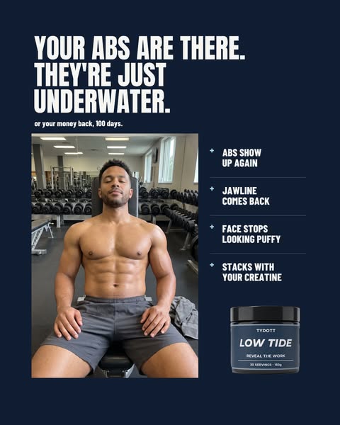Your abs are there. They're just underwater.