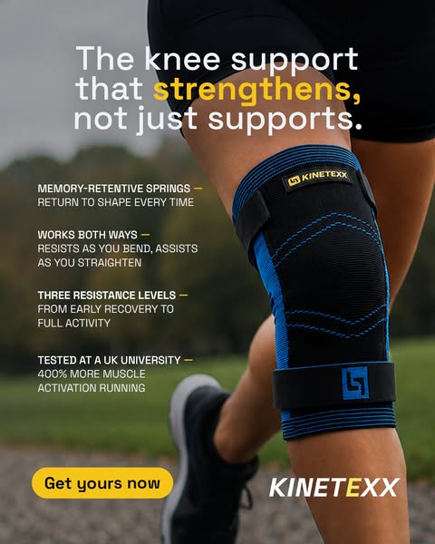 The knee support that strengthens, not just supports.