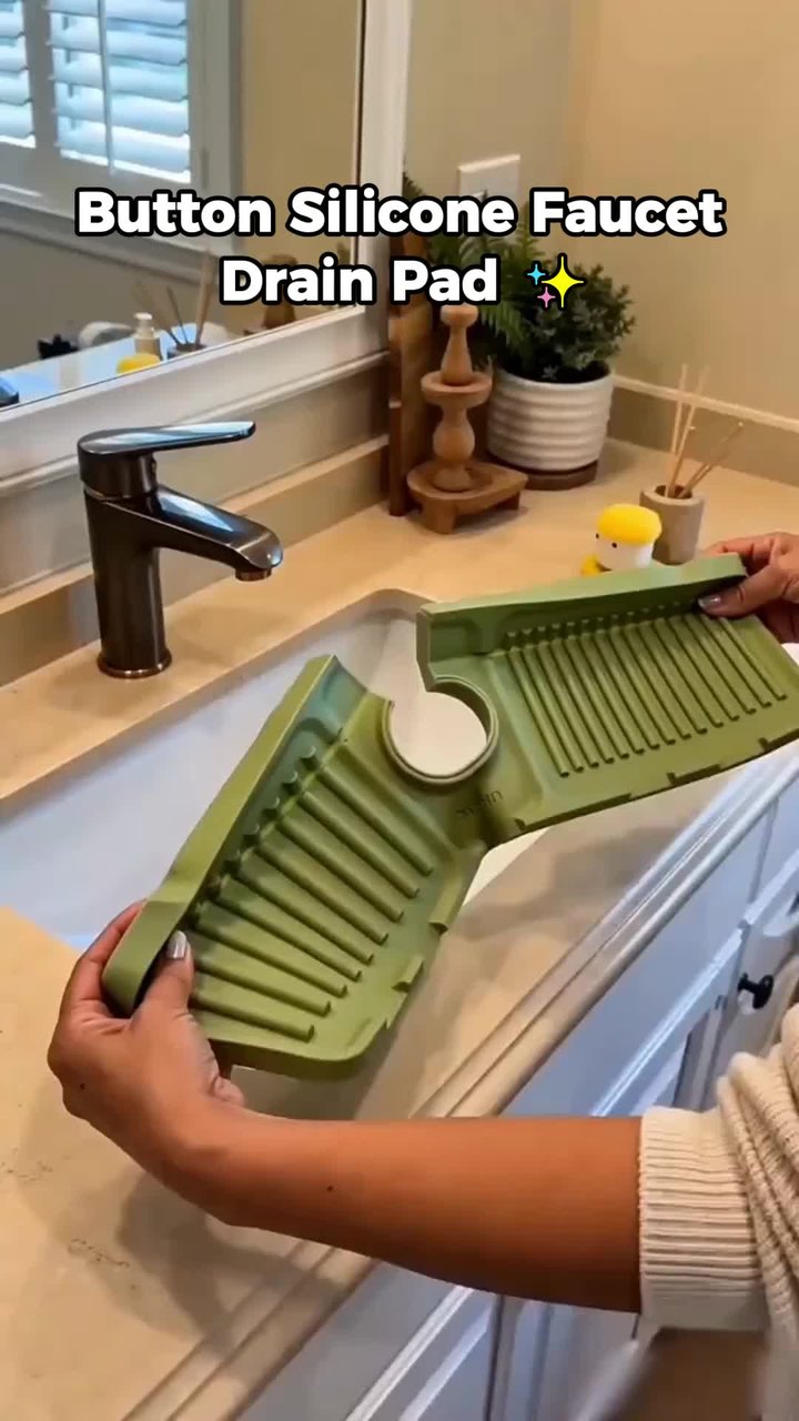 Button Silicone Faucet Drain Pad-promo