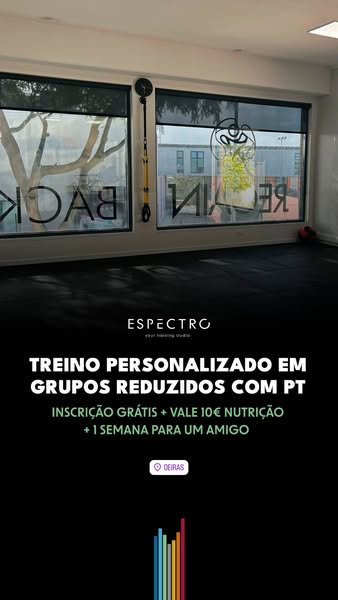 Nunca mais treinas sozinho