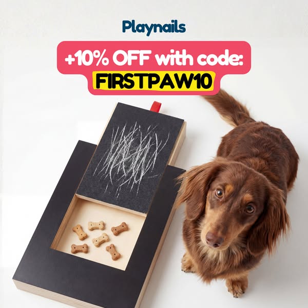 Turn stressful nail trimming into PLAYTIME with treats!