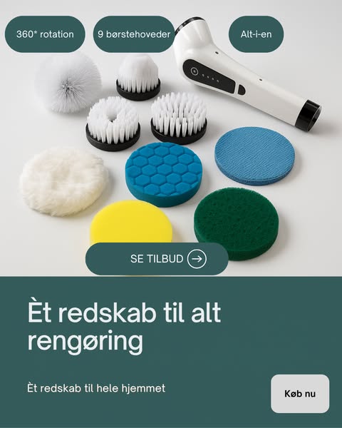 Én børste. Mange muligheder.