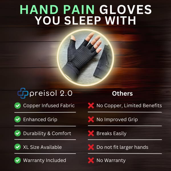 NEW Copper Infused Technology against Hand Pain