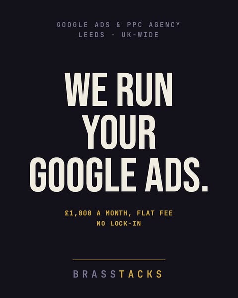 We run your Google Ads