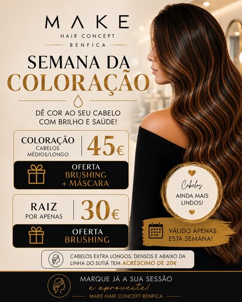 Coloração desde 30€ esta semana