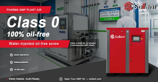 Save on Workshop Electricity with 100% Oil-Free Compressors