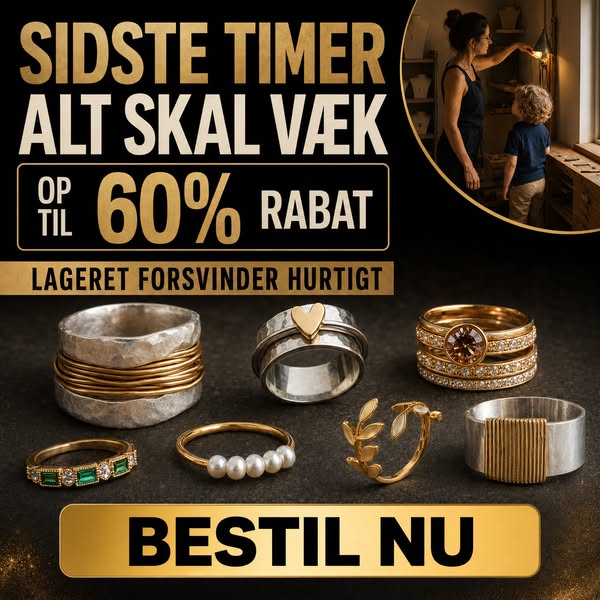 Oprydningsudsalg slutter i dag!