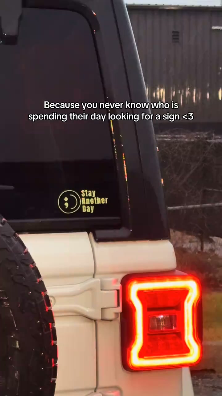 A message of hope.