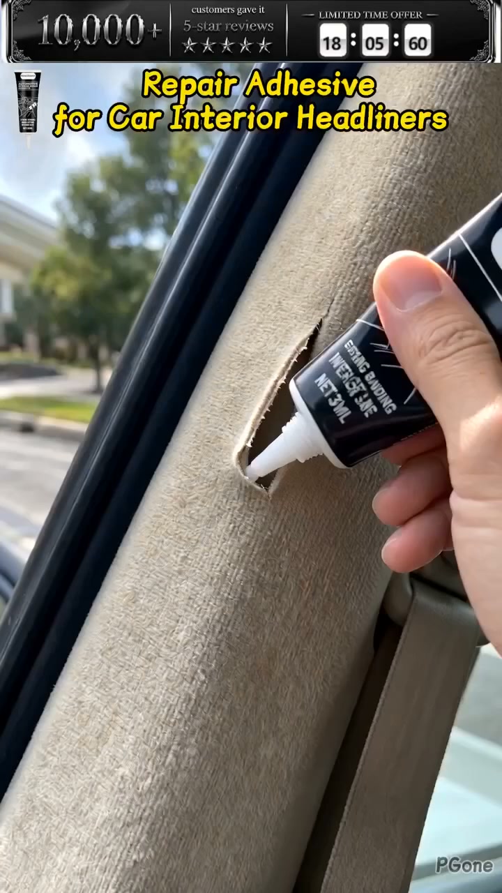 Watch That Sagging Headliner Disappear