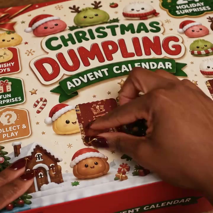Christmas Squishies Advent Calendar Countdown Calendar for Adults Gifts