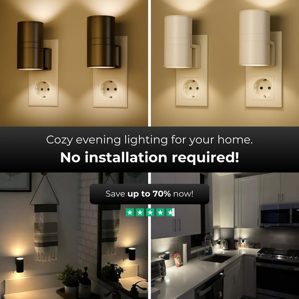 The lamp that turns itself on – every evening