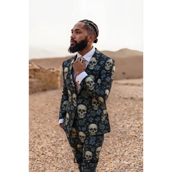 O criativo por trás: Skull Floral Men's Suit