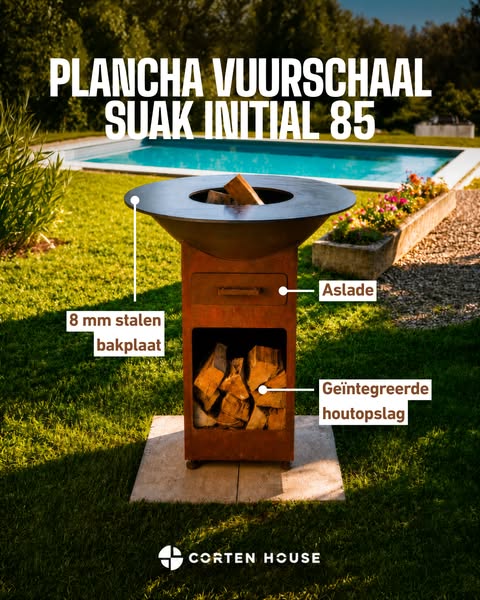 Plancha vuurschaal Suak Initial 85 cm