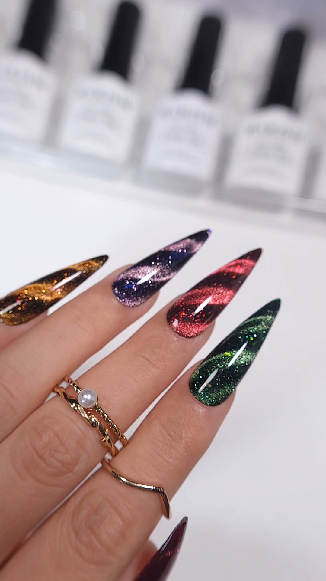 Magnetic Vortex Nails for Xmas