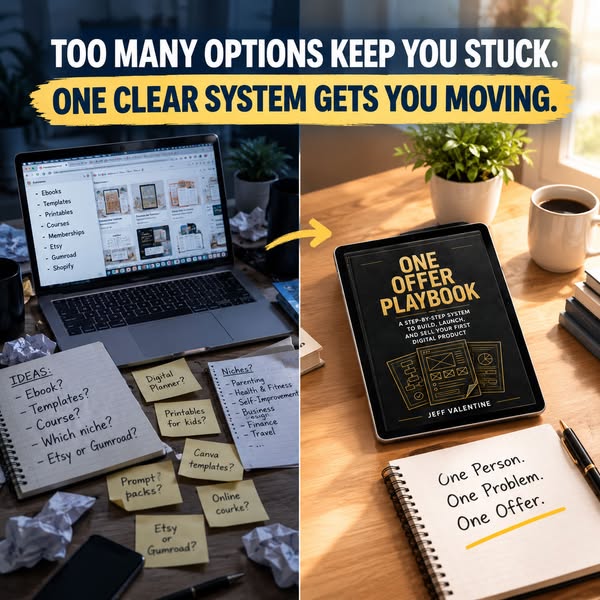 The Problem Isn’t That You Don’t Know What To Sell. It’s That Everything Looks Like A Good Idea.