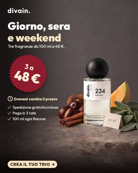Tutti i profumi a 16 €