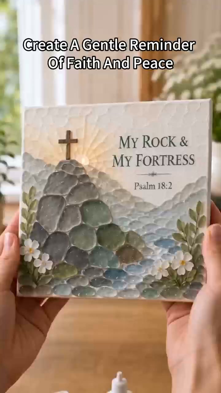 Psalms of Comfort & Strength Sea Glass Art Kit