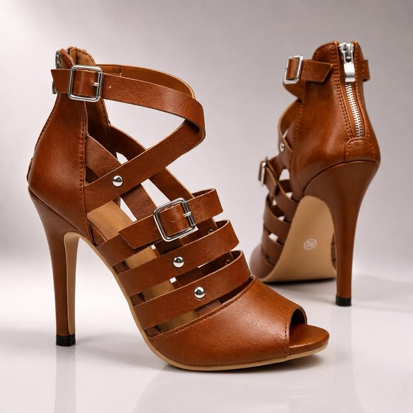 Vivienne Noir Heels