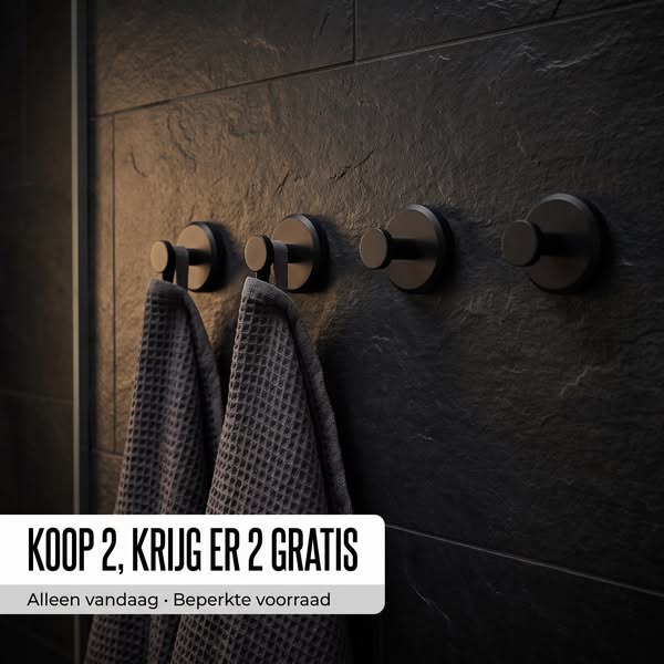 Twee haken. Twee gratis.