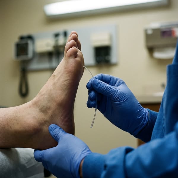 The burning in your feet getting quieter is not a good sign. The research describes it as the opposite.