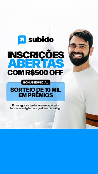 Garanta sua vaga com R$ 500 de desconto | Comunidade Subido de Tráfego