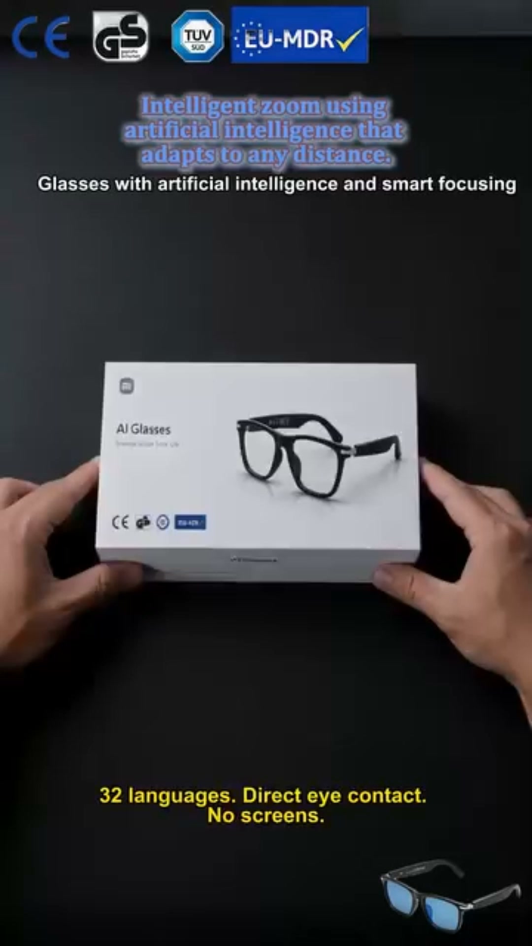 AI Smart Bluetooth Glasses