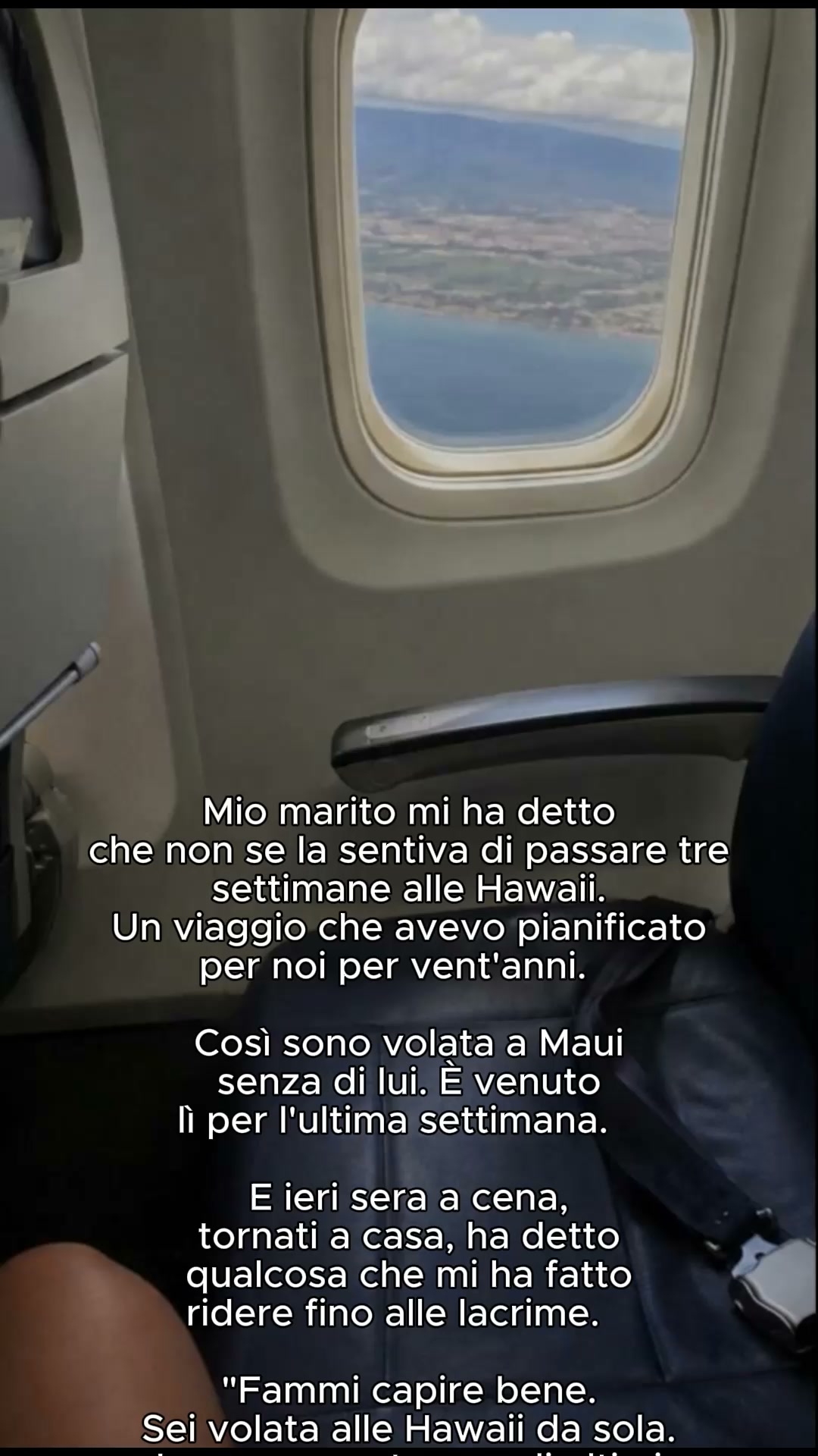 Mio marito non mi ha riconosciuta all'aeroporto
