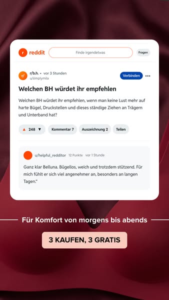 Endlich ein BH, der auf Anhieb passt