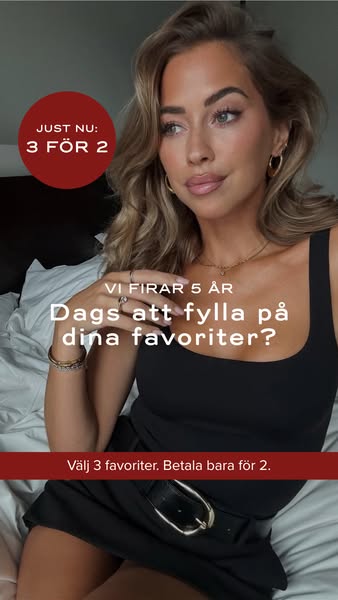 JUST NU: 3 för 2 på alla produkter