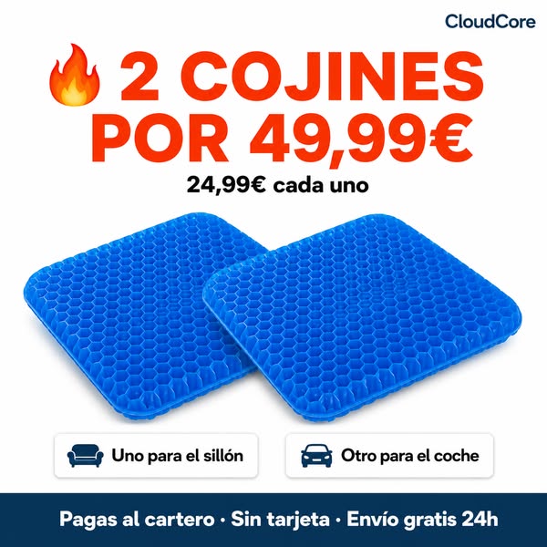 2 Cojines X 49.99€ ¡Últimas unidades!