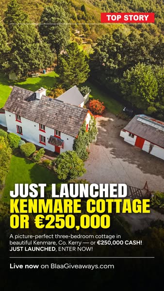 OWN A 3-BED COTTAGE OR €250K FOR €2.99!