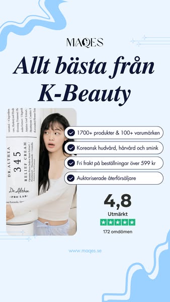 Stort utbud av koreansk hudvård