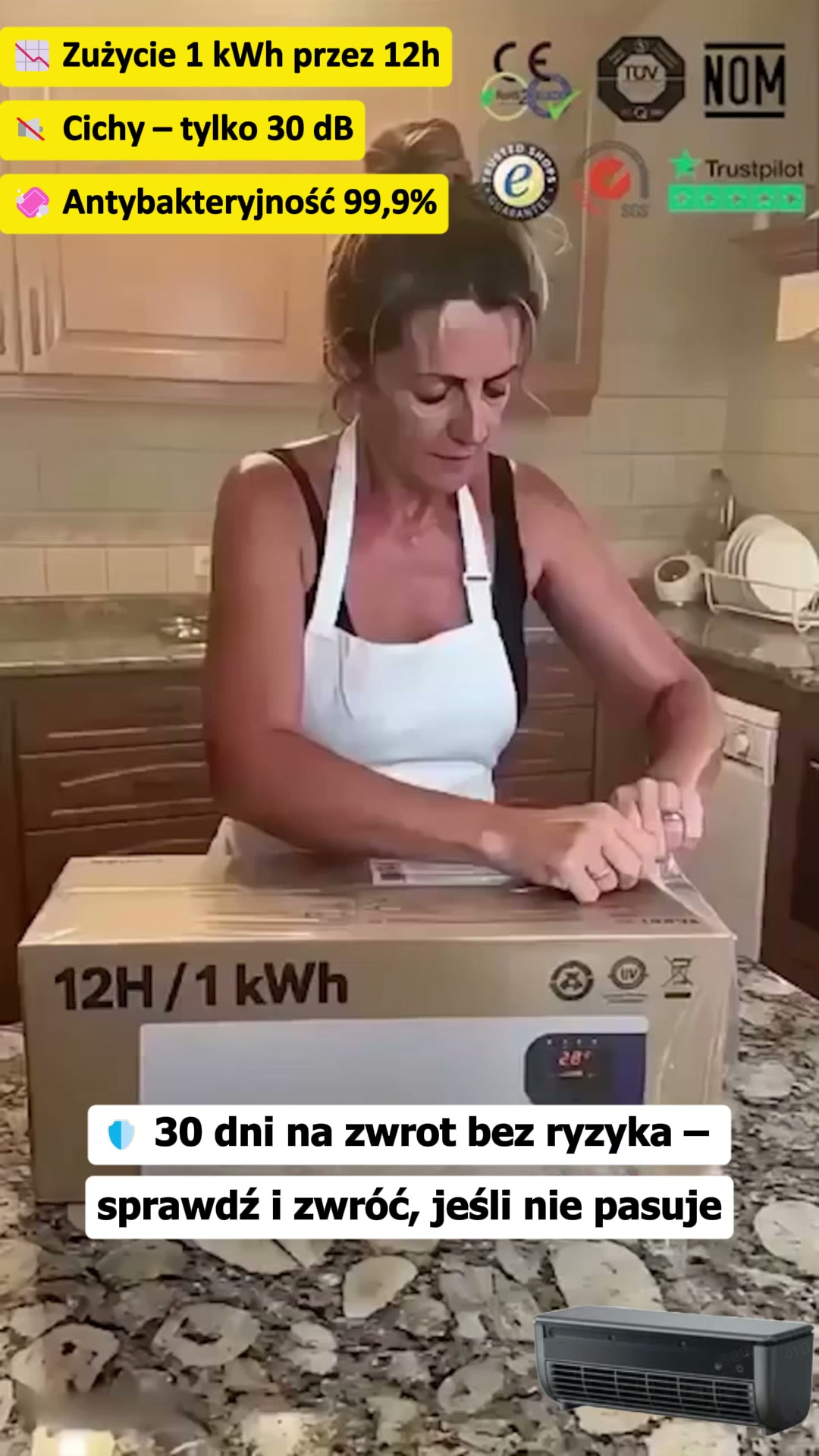 Tylko 1 kWh przez całą noc! Oszczędzaj na prądzie