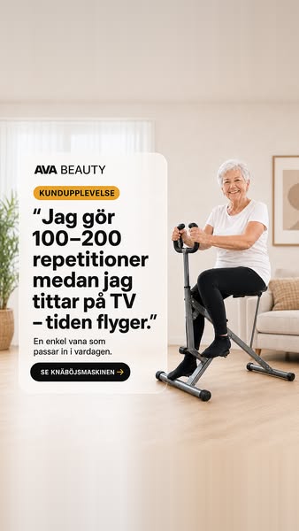 «100–200 repetitioner medan jag tittar på TV»