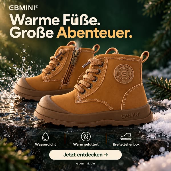 EBMINI® Barfußschuhe, die Kindern Freiheit schenken.