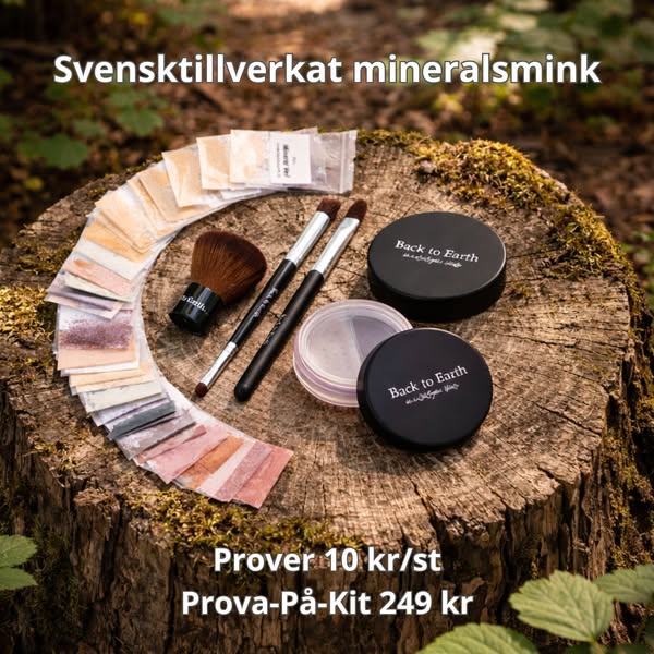 Hudvänligt mineralsmink