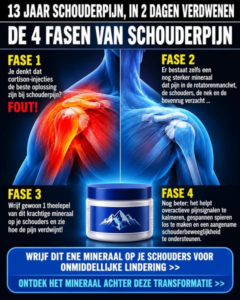 Beste mineraal voor "verlichting" van schouderpijn?