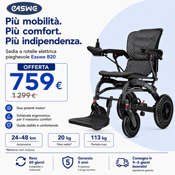 Più mobilità. Più comfort. Più indipendenza.