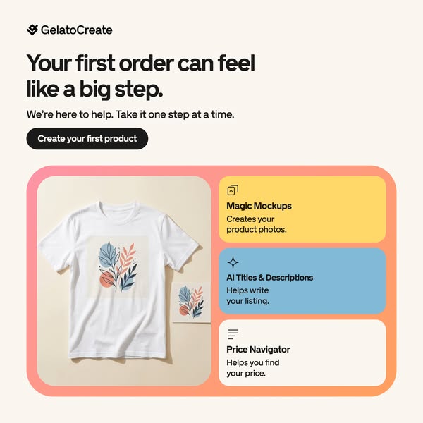 Create your first product
