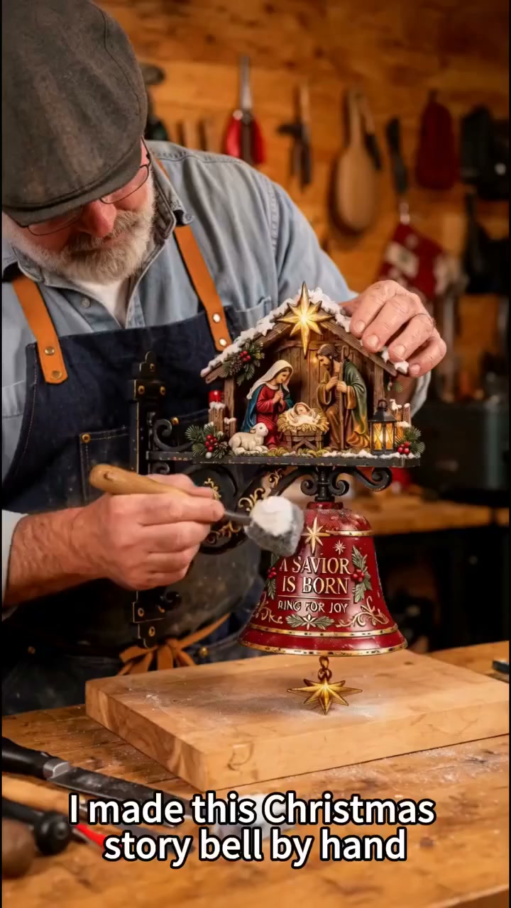 Jesus Nativity Christmas Door Bel
