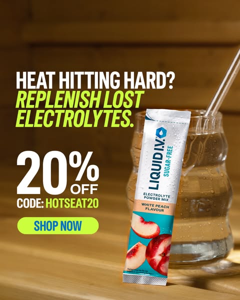 HOTSEAT20 for 20% off Liquid I.V.