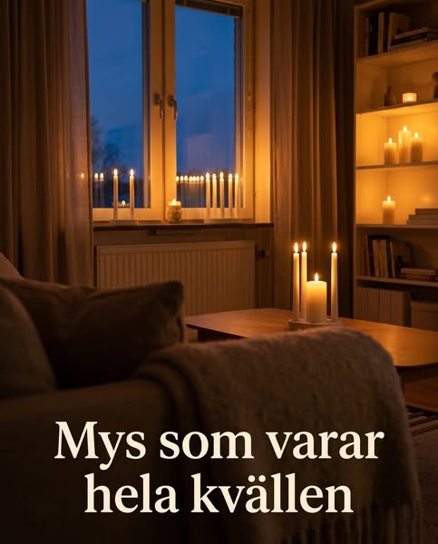 Laddningsbara Vaxljus