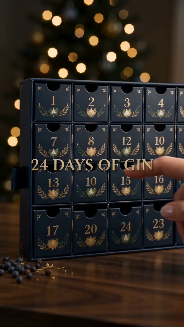2026 Days of Gin Blind Box｜24‑Day Collectible Gin‑Themed Advent Calendar