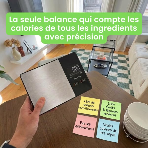 Nutriq, la balance qui compte tes calories à ta place