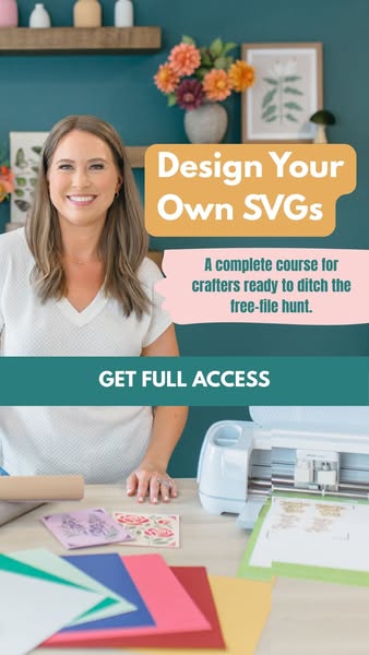 Design Custom Cut Files with SVG by Design Master Course!