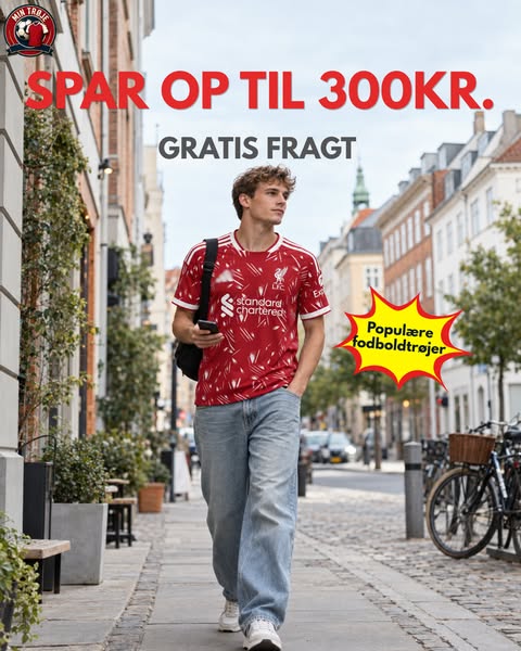 Spar op til 300kr på fodboldtrøjer
